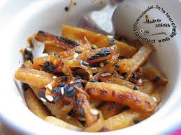 Chou Rave Poele A L Oignon Et Au Sesame De La Fourchette Aux Papilles Estomaquees Made By Titanick Chou Rave Recette Chou Rave Recettes De Cuisine