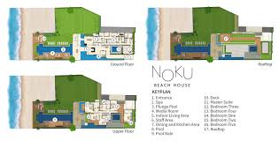 Open floor plan homes are designed for active families. Noku Beach House Floor Plan Julia S Bali