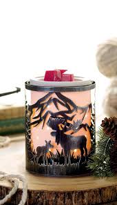 Scentsy Rustic Moose Valley Warmer Wrap Wickless Safe Candle Wax Burner Home Decor Cabins Woodland Living Room Bedro Moose Decor Scentsy Warmer Scentsy