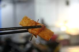 The price per piece is rm 1. Old Tricycle Charcoal Bbq Yong Tau Foo Restaurant Taman Desa Kuala Lumpur The Garden Nom