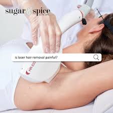 What laser power parameters do you need to follow for hair removal? Sugar Spice Elite Spa When It Come To Pain Level Laser Hair Removal Falls Somewhere Between Shaving Which Essentially Is Painless And Waxing Which Can Have Some Discomfort All Of