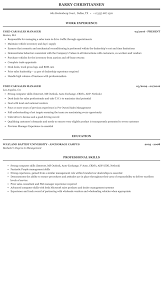 used car sales manager resume sample