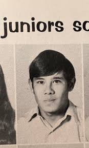 1968 graduation photo of a FFA member