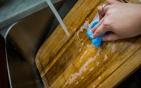 Wet the stained area with water and sprinkle it with kosher or sea salt. Bbq Accessory Maintenance How To Care For Wooden Cutting Boards And Countertops