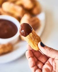 Recipe Air Fryer Churro Bites With Chocolate Dipping Sauce Recipe Chocolate Dipping Sauce Churro Bites Food