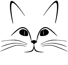 Cat Drawing Outline Cat Face Cat Vector Face Outline