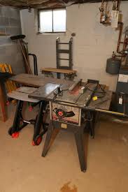 Item 18 Sears Craftsman 9 Motorized Table Saw Model 113 242721 Approx 48 X 29 X 36 T With Black Sears Table Saw Sears Craftsman Bassett Furniture