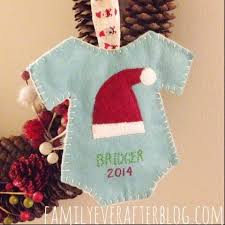 This is a perfect time to begin a new holiday tradition. Baby S First Christmas Ornament Baby Christmas Ornaments Christmas Ornaments Felt Christmas Ornaments