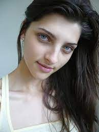 Gabriela Hrabinova Czech Model With Black Hair And Blue Eyes Dark Hair Pale Skin Pale White Skin Hair Pale Skin