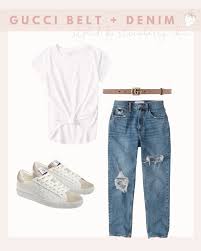 Style details a classic smooth gucci belt. 14 Outfits With A Gucci Belt Strawberry Chic