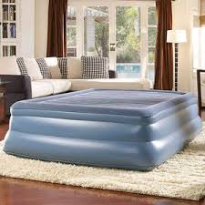 Beautyrest Sky Rise Raised Air Mattress With Hands Free Express Pump Twin Walmart Com Air Mattress Air Bed Air Mattress Camping