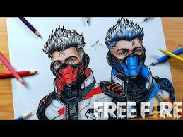 Draw two curved lines extending from the left side of the circle. Desenhando A Skin Do Cobra Free Fire Desenhando Skin Do Cobra Azul Gambar Free Fire Artofit