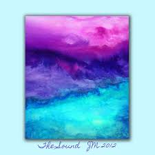 Abstract Watercolor Colorful Dreamy Art Print Light Blue Purple Red Yellow 8 5x11 20 00 Via Etsy Sound Art Abstract Watercolor Art Watercolor Art Prints