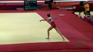 Een ticket voor de allroundfinale is hiermee ook binnen. Derwael Nina Bel 2018 Artistic Worlds Doha Qat Qualifications Floor Exercise Youtube