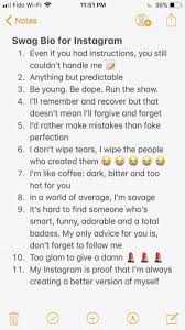 Bio For Instagram For Boy Attitude Swag Bio For Instagram Instagram Quotes Instagram Bio Quotes Instagram Picture Quotes