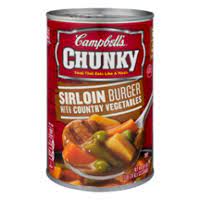 If the item details above aren't accurate or complete, we want to know about it. Campbell S Chunky Soup Sirloin Burger With Country Vegetables 18 8oz Can Garden Grocer
