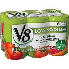 v8 low sodium 100 vegetable juice 5 5