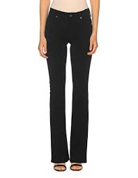 Product details calvin klein jeans 7 For All Mankind The Classic Boot Double Knit Black Bootcut Stretch Pants Pants