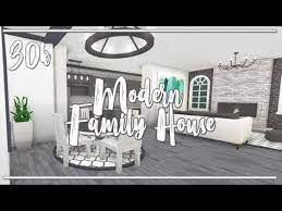 Welcome To Bloxburg Ii Modern One Story 30k Family House No Gamepasses Youtube Modern Family House Bloxburg Family House Ideas Family House