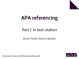 Use it to indicate only a sudden interruption in the continuity of a sentence. Apa 6th Edition Referencing Part 1 In Text Citation