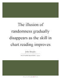 the illusion of randomness gradually disappears as the skill