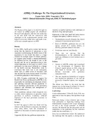 We did not find results for: Pdf Ahrq Challenges To The Organizational Structure Yazan Jabr Academia Edu