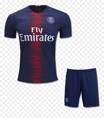 Polish your personal project or design with these psg transparent png images, make it even more personalized and more attractive. Psg Football Jersey And Shorts Home 18 Kit Psg 2018 2019 Hd Png Download 835x894 Png Dlf Pt