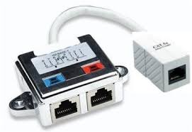 In this video i replace a worn out rj45 (female) jack on the end of a cat5 cable using a little punch down connector kit. Shielded Rj45 2 Port Doubler Cat5 Jack Splitterby Lightcast Networks