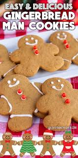 Easy Gingerbread Man Cookies Gingerbread Cookies Gingerbread Man Cookies Holiday Cookies