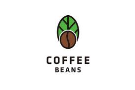 Download Coffee Bean Leaf Logo Design Icon Vector Graphic By Sore88 Creative Fabrica PSD Mockup Templates