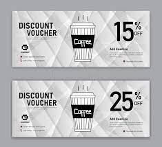 The store is offering a special discount for the new customers, sign up and get 10% off. Coffee Coupon Discount Template Gift Voucher Label Banner Advertisement Stock Vector Illustration Of Design Restaurant 147556463