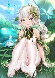 nahida, crystalfly, and fungi (genshin impact) drawn by bae.c | Danbooru