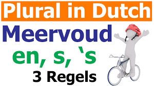 Meervoud In Nederlands Spelling Regels Rules For Plural Spellings In Dutch Language Dutch Grammar Youtube