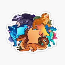 Maybe you would like to learn more about one of these? Chibi Dragonets Of Destiny Sticker By Enchantedanimal Redbubble