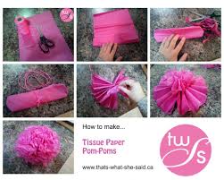 Twss Pom Pom Tutorial Tissue Paper Flowers Tissue Paper Pom Poms Tissue Paper Ball