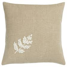 Botanisk Cushion Cover Beige Leaf Handmade Ikea Cushion Cover Cushions Beige