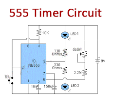 555 ic automatically switches back to. 555 Timer Circuit Electronics Projects