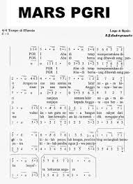 Notasi Lagu Mars Pgri Lirik Lagu Lagu Lirik