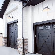 I am so looking forward to spring and the fun projects that warm weather brings. Tricorn Black Sw 6258 Sherwin Williams Garage Door Design Black Exterior Doors Garage Doors