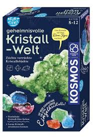 Kristalle züchten mit erfolgsgarantieje nachdem, was die kinder zuerst untersuchen oder ausprobieren, glitzert, funkelt oder zischt es! Kosmos 654153 Fun Science Geheimnisvolle Kristallwelt Kristalle Zuchten Experimentier Set Kaufen Spielwaren Thalia