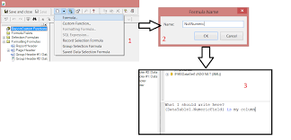 Crystal Reports Formula How To Make Value Of A Numeric Field To Be Empty If Its Value Is Zero Stack Overflow