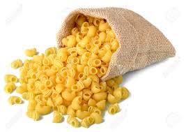 Uncooked Pipe Rigate Pasta In Sack Stock Photo Picture And Royalty Free Image Image 61281026