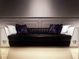 The Atelier Edition Of The Via Gesu Sofa Is The Quintessence Of Versace Home Luxurious And Unique Its Versace Furniture Living Room Sofa Design Versace Home