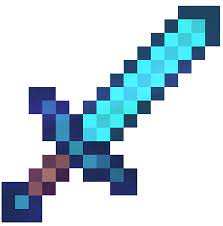 Papercraft Life Size Diamond Sword Minecraft Sword Minecraft Crafts Minecraft Printables