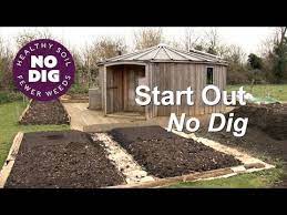 Cover the cardboard with a layer of green material such as grass clippings, rotted manure or spent garden plants. Start Out No Dig One Method With Cardboard And Compost Youtube