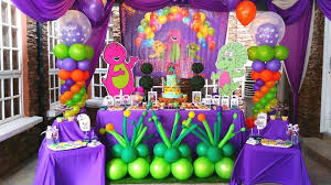 Barney Birthday Party Theme Barney Birthday Barney Party Barney Birthday Party