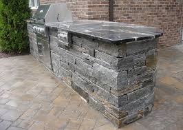 outdoor kitchen countertop material