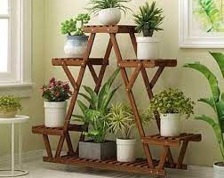 Wood Plant Stand Indoor Plant Holder Rustic Solid Wood Etsy Plant Stand Indoor Plant Stand Wood Plant Stand