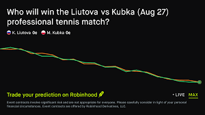 August 27, 2026: Liutova vs Kubka Tennis Prediction Market