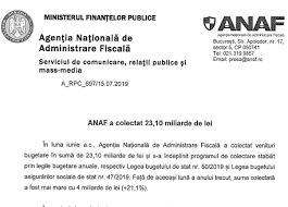 Cheltuielile bugetului de stat pe anul 2019 se prevăd în sumă de 47 664,2 mil.lei, cu o creștere de 5 679,7 mil.lei sau cu 13,5 % comparativ cu cheltuielile prevăzute potrivit autorilor, la baza proiectului de buget au stat prognoza dezvoltării economiei și obiectivele politicii fiscale și vamale pe anul 2019. News Anaf IÈ™i PrezintÄƒ BilanÈ›ul Pe Luna Iunie 2019 Plus 21 10 Cabinetexpert Ro Blog Contabilitate